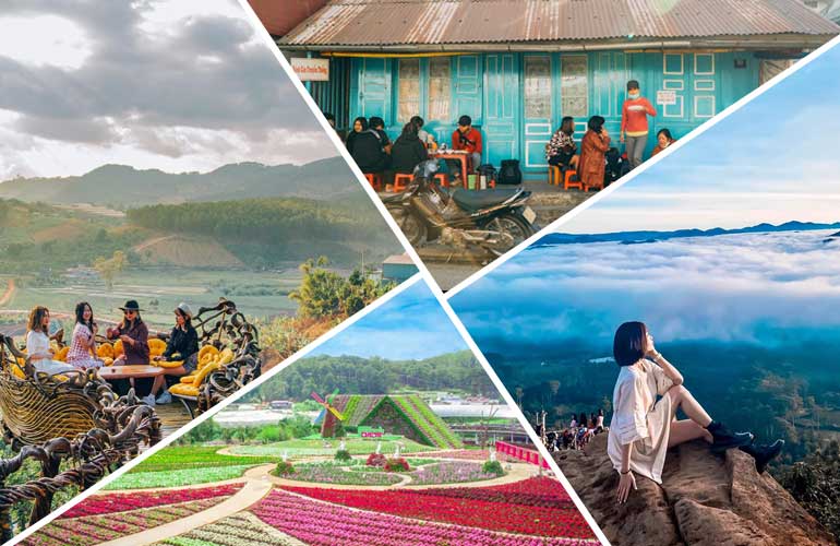 Dalat is a romantic destination