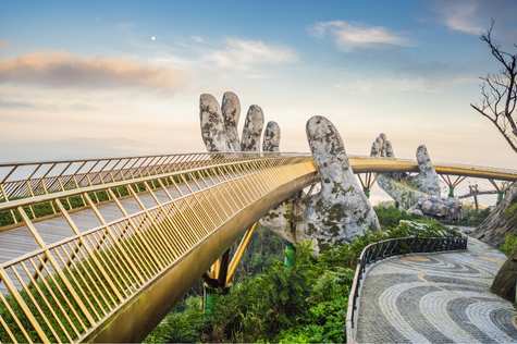 You should not miss walking on the Golden Bridge