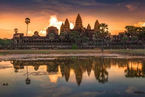 Dinner at an Indian restaurant and overnight at hotel in Siem Reap