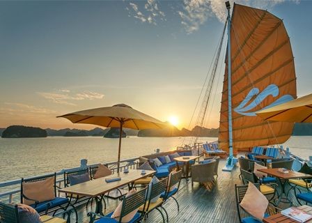 Halong Bay - Titov Island - Trong Cave - Cua Van Fishing Village