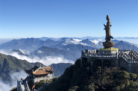 Majestic natural scenery in Sapa