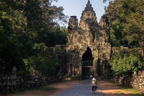 Admire the beautiful scenery of Siem Reap.
